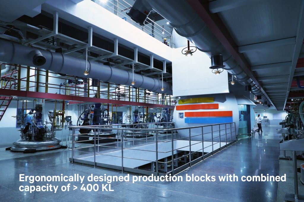 Ergonomically designed production blocks