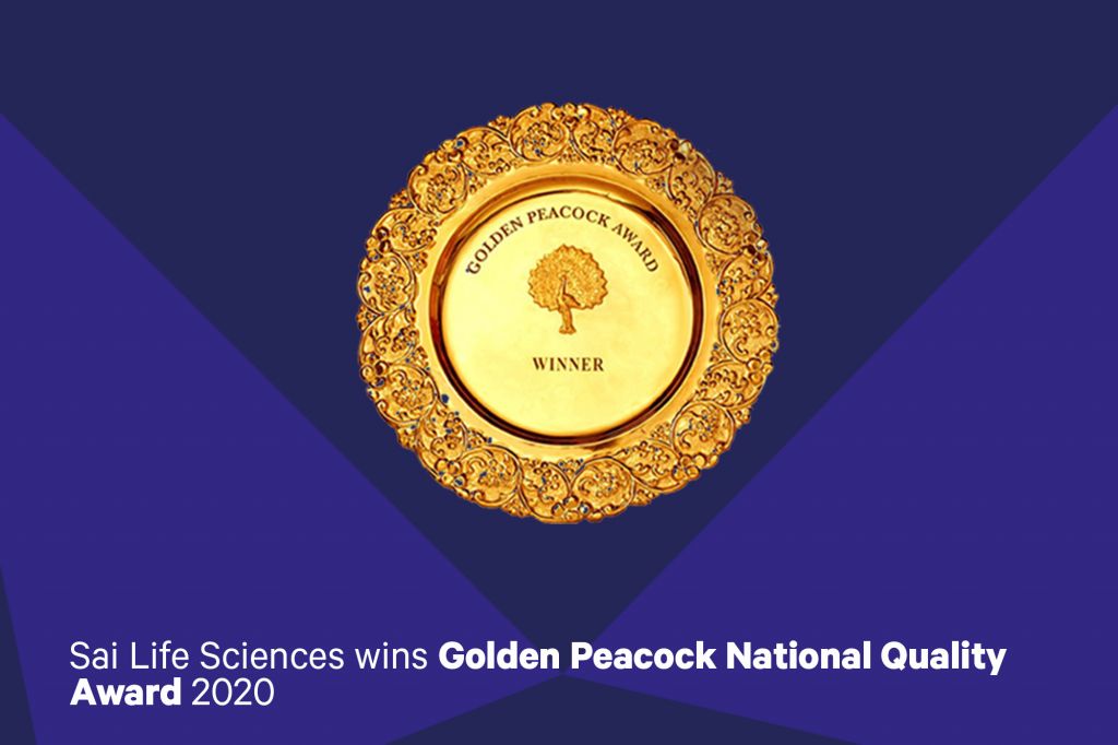 Sai Life Sciences wins Golden peacock national quality award