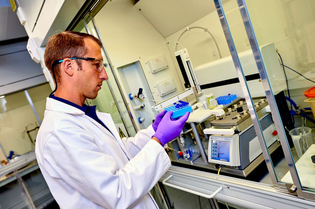 Process Chemistry R&D laboratory at Alderley Park, Manchester, UK