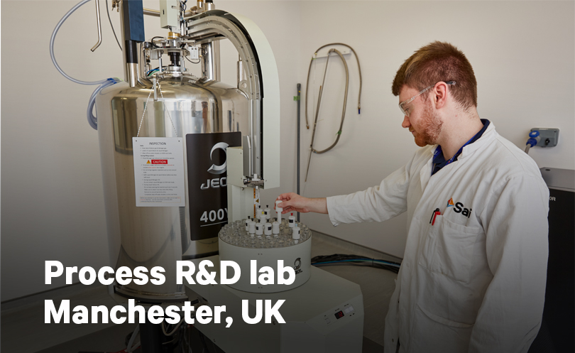Process R&D lab, Manchester, UK