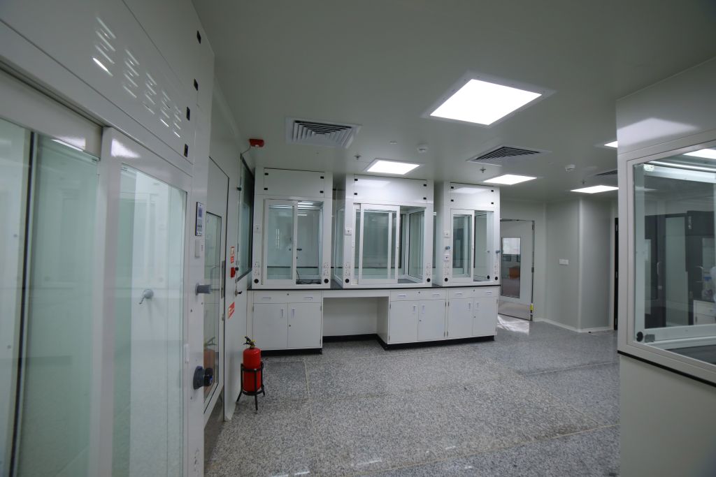 Sai Life Sciences' developability and formulations laboratory at the Hyderabad Integrated Campus, designed for advanced pharmaceutical research and drug formulation development.